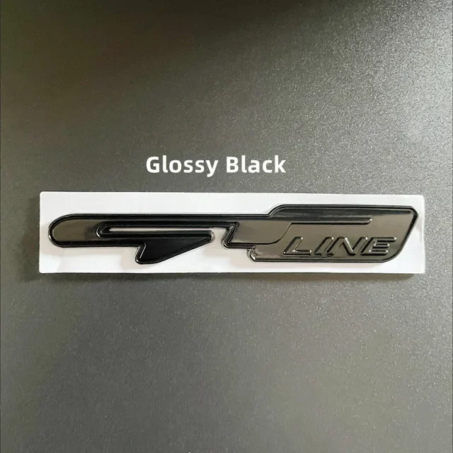 Logotipo 3D Metal GT Line Emblema Maletero Para K3 K5 - Calcomanía Fácil Instalación