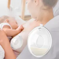 2Pcs Breast Milk Collector Silicone Baby Breast pump Saver Collector Anti-leakage Milk Reusable Protect Sore Nipples BPA FREE 1