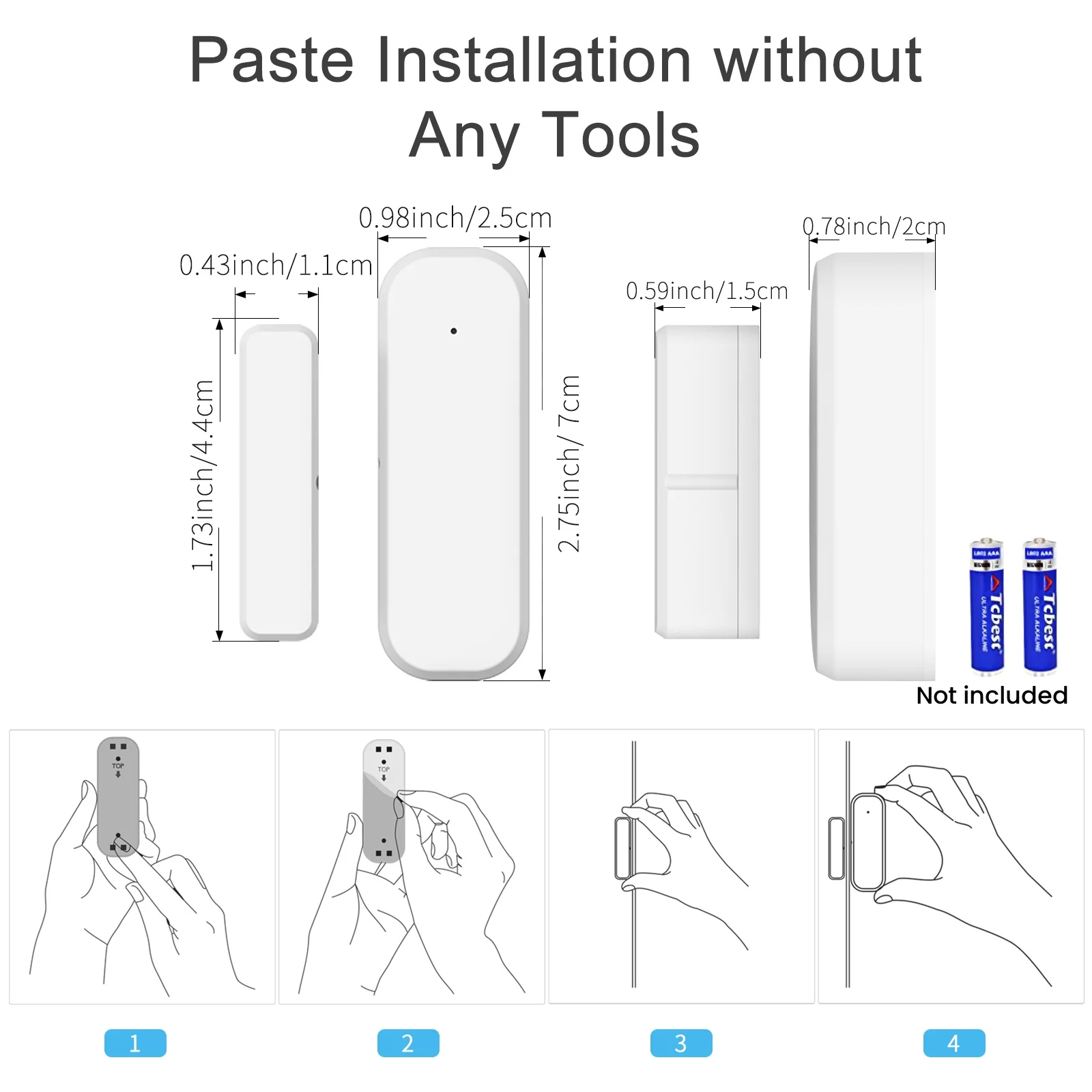 Tuya Door Sensor Window WiFi Wireless Contact Open Close Smart Life APP Remote Control Compatible With Alexa Google Assistant 6 Tuya Door Sensor Window WiFi Wireless Contact Open Close Smart Life APP Remote Control Compatible With Alexa Google Assistant 6