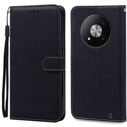 Elegant Silicone Wallet Leather Flip Phone Case - Stylish Protective Back Cover - A73 5G (Not fit 4G) (Black)