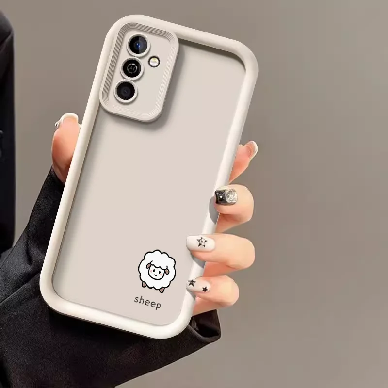 Chic Cartoon Animal Couple Soft Phone Case – Stylish Cat & Dog Print