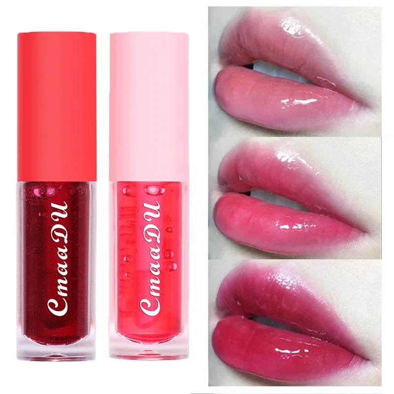 

Temperature Change Color Liquid Lipstick Lip Care Lip Oil Fruit Lipgloss Strawberry Cherry Moisturizing Base Lip Makeup Cosmetic