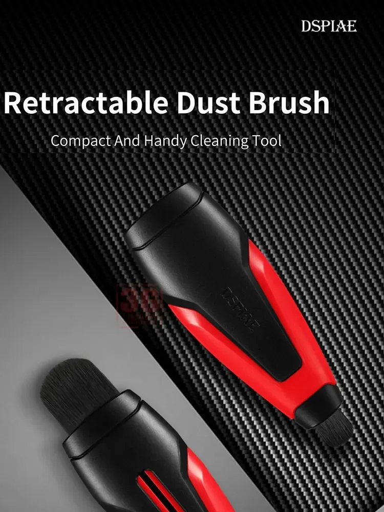 DSPIAE PT-RDB Model Making Tool Small Wide and Fine Double headed Cleaning and Dust Removal Brushes
