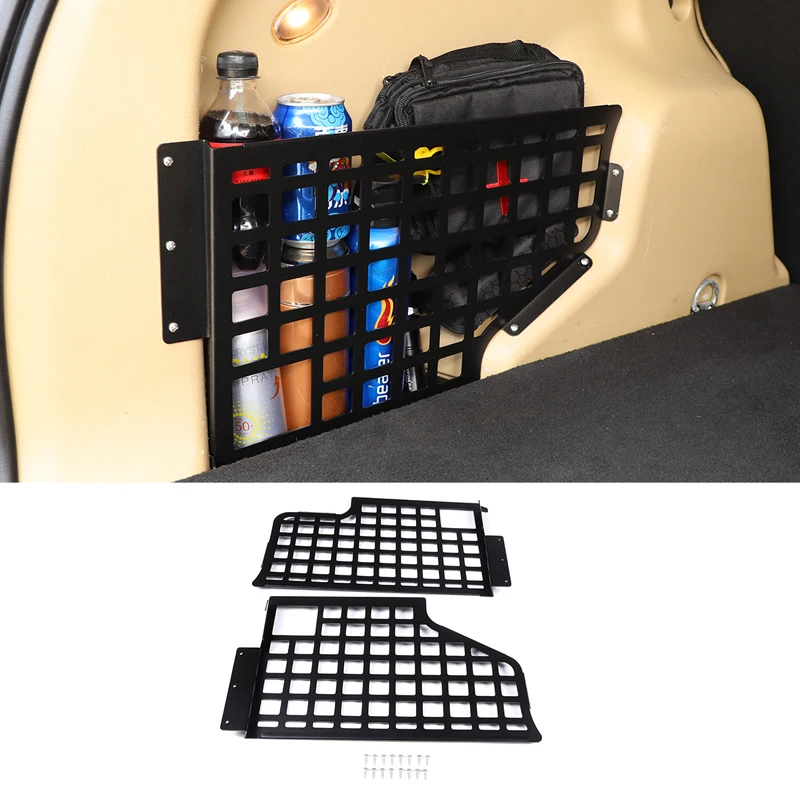 

For Land Rover Freelander 2 2007-2015 Aluminum alloy Car Trunk Side Storage Baffle Frame Car Accessories