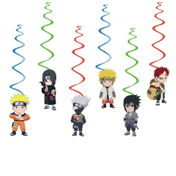 Naruto Anime Birthday Party Supplies Set - Decorations, Banner, Tablecloth, Plates, Balloons, and Gifts (GRAY)