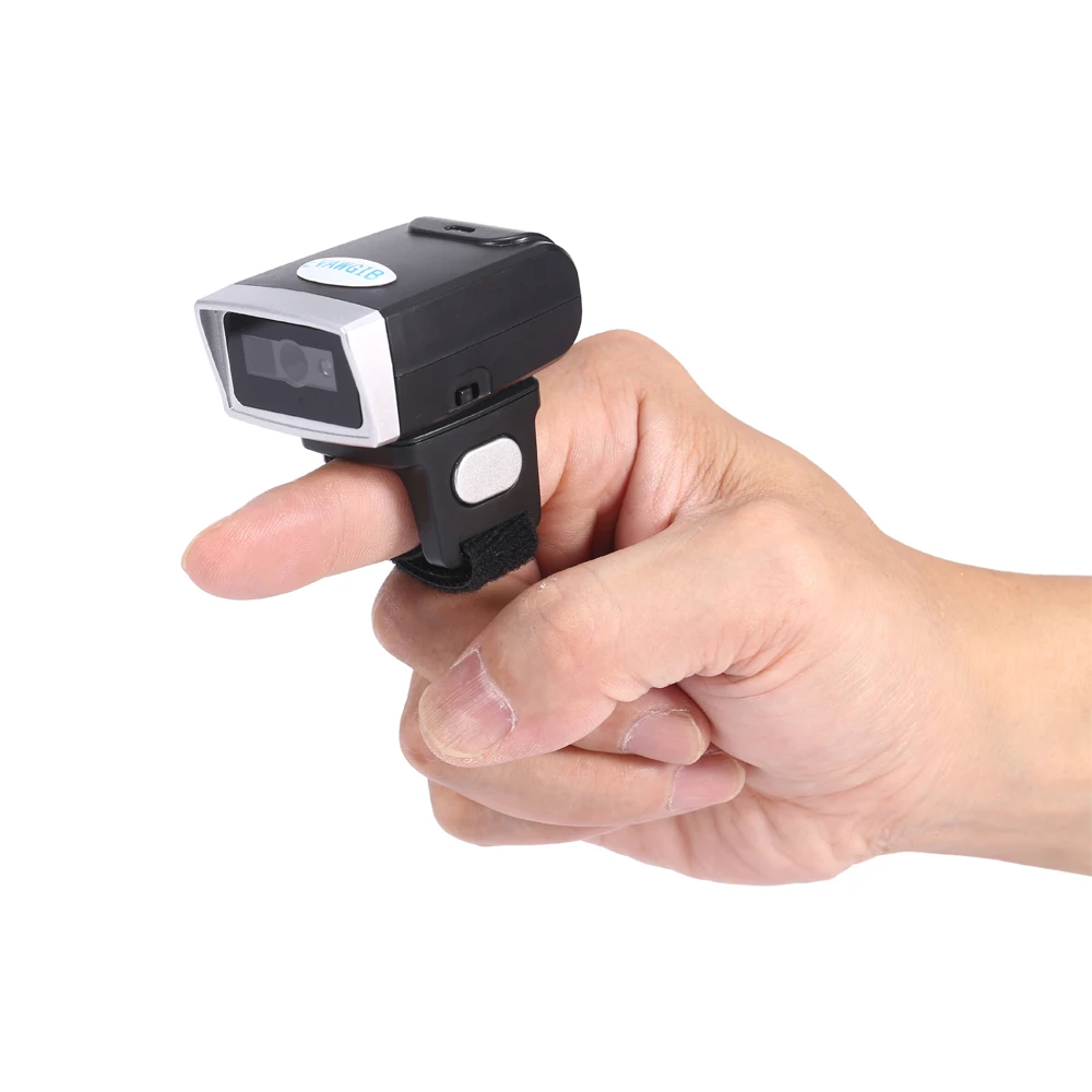 Portátil Wearable Barcode Scanner Mini Finger Bar Code Reader sem Fio Compatível com Bluetooth Anel 2d 2.4g - Imagem 6