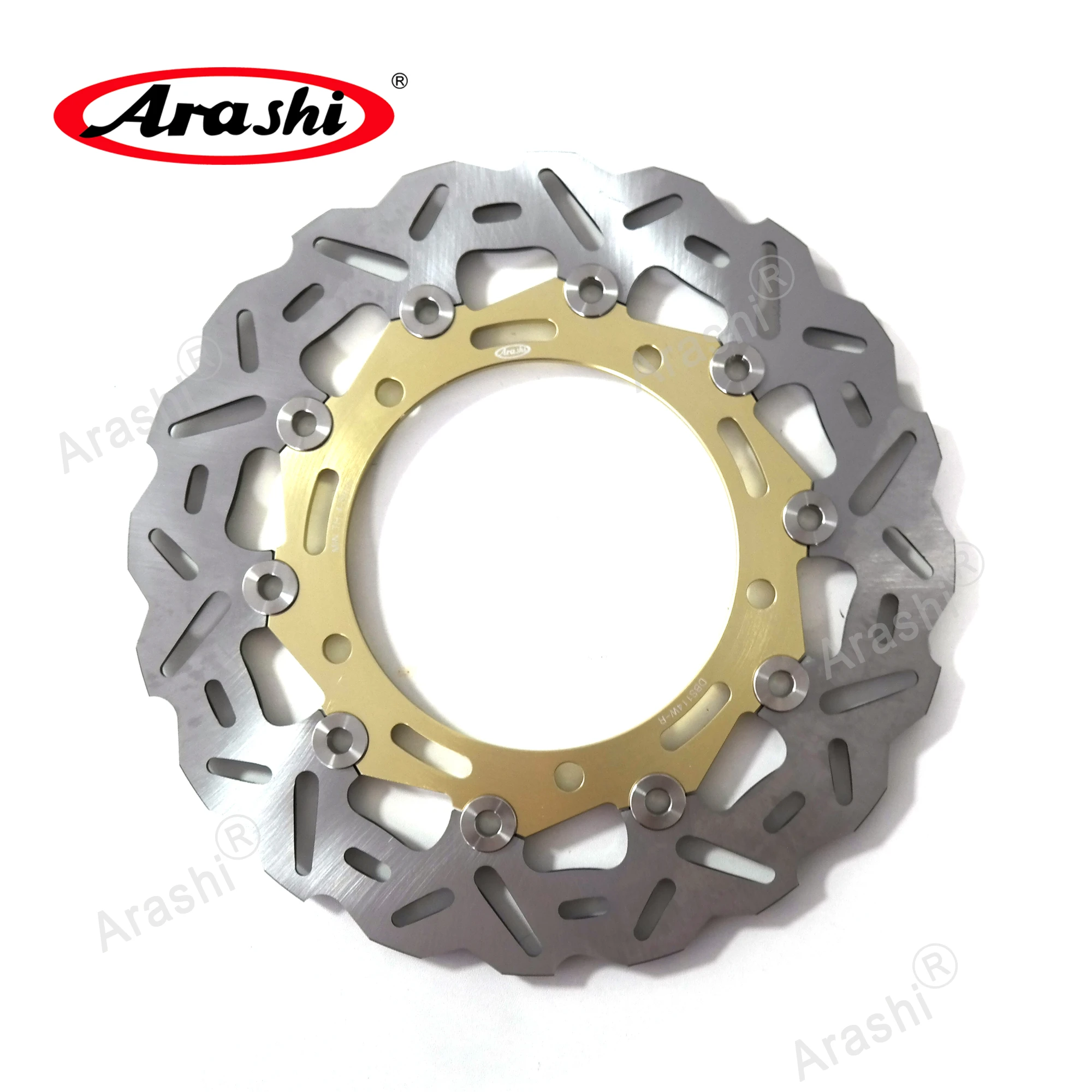 Arashi Front Rear Brake Disc Rotors For KAWASAKI Z900 / ABS 2017