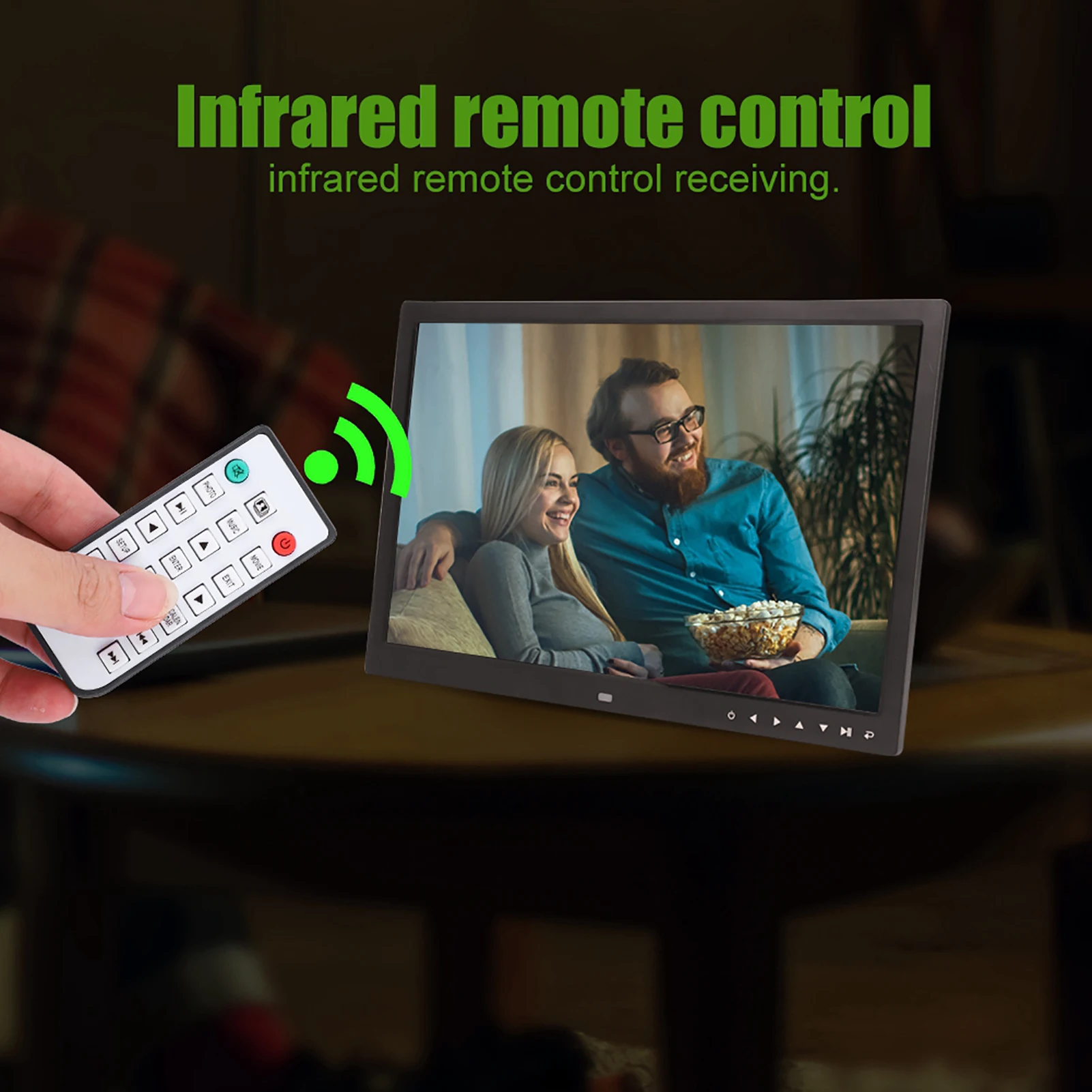 17" HDMI Portable Movie Player Digital Photo Frame Album Touch Button 1709T - Album Digital Photo Frame Movie Player Photo Frame view 4