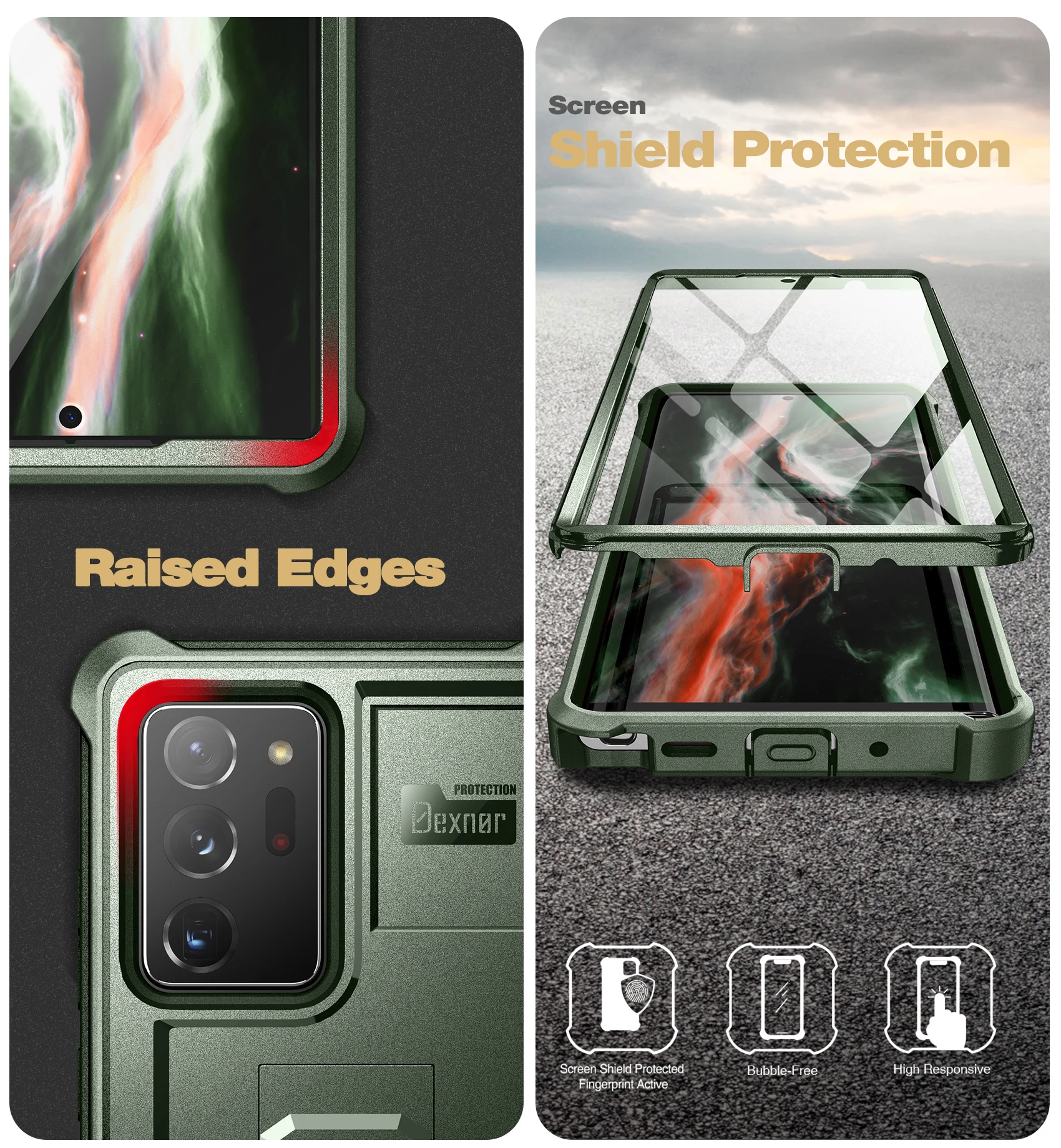 Samsung Galaxy Note 20 Ultra カバー4点付き Amazon.com: Galaxy Note 20 Ultra Case (NOT Fit the Note 20