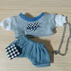 10cm cotton doll suit men's hoodie set jeans starfish doll suit 1