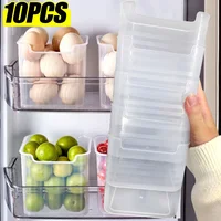 Boîte de rangement pour réfrigérateur, boîtes de fruits et légumes frais, conteneur de porte latérale de réfrigérateur, organisateur de cuisine, bac à légumes, boîte de rangement de bureau 1