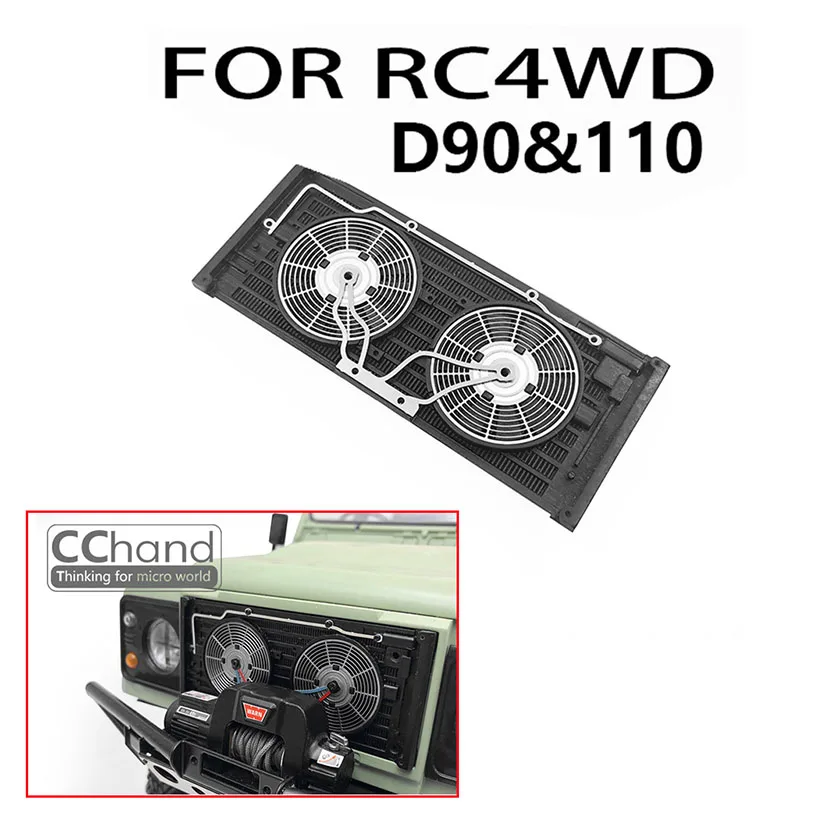 

Пластиковая Защита радиатора CChand для 1/10 гусеничного автомобиля RC4WD D90 D110, игрушки с дистанционным управлением для взрослых, Запасные детали