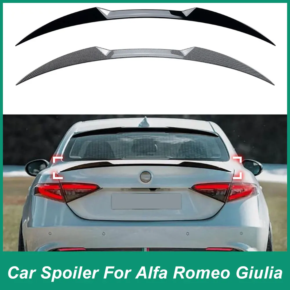 Per Alfa Romeo Giulietta Giulia 2015 + Ala Di Coda Ala Fissa Scomparto Posteriore Iugglage Spoiler Iid Modifica Esterna Plastica Abs