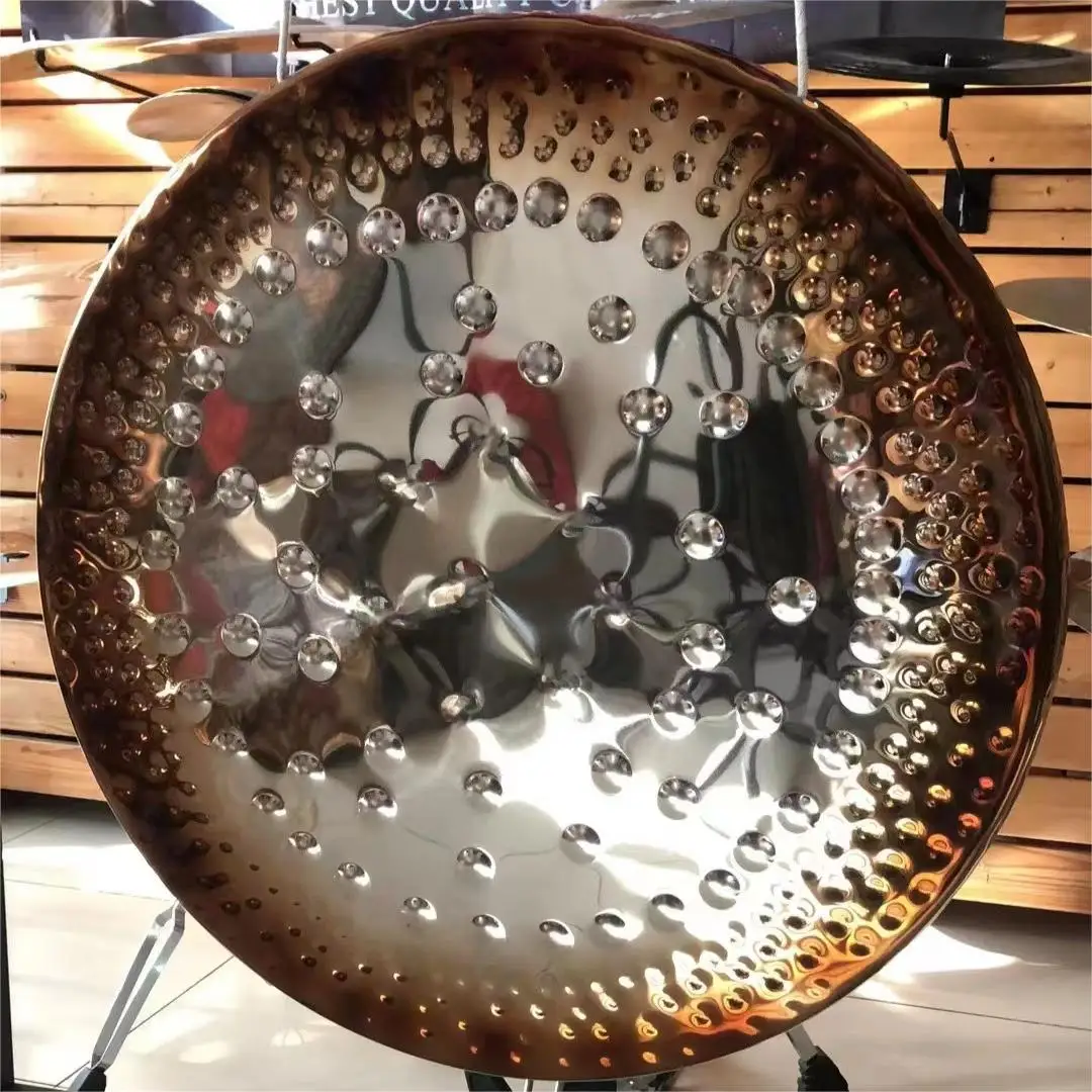 เสียง Healing Gongs-โลหะผสมนิกเกิล Gong กระจก Chau Gong พร้อมจุด 18 "-36" ฟรีไม้ Mallet Gong Bath สําหรับโยคะและการทําสมาธิ 1