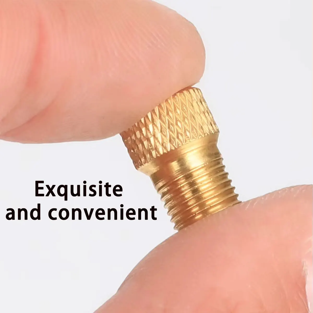 Description Picture 4 of item2/5/10PCS Bicycle Valve Adapter F/V To A/V Valve Adapter Bike Value Converter Presta To Schrader Bicycle Brass Conversion Valve