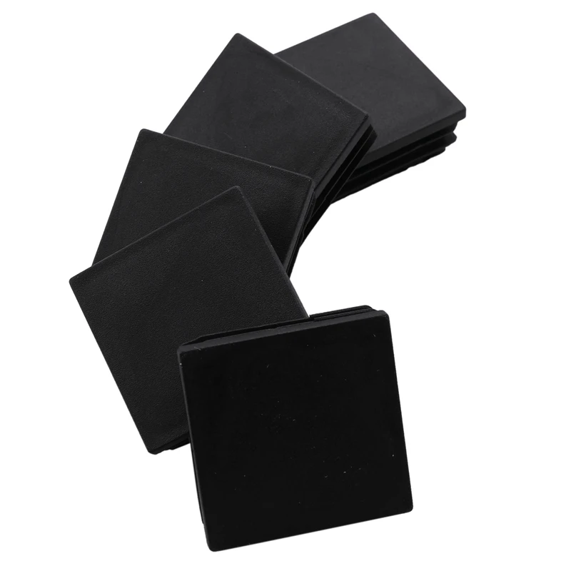 

Plastic Square Tubing Inserts End Blanking Cover Caps 50Mmx50mm 40 Pcs