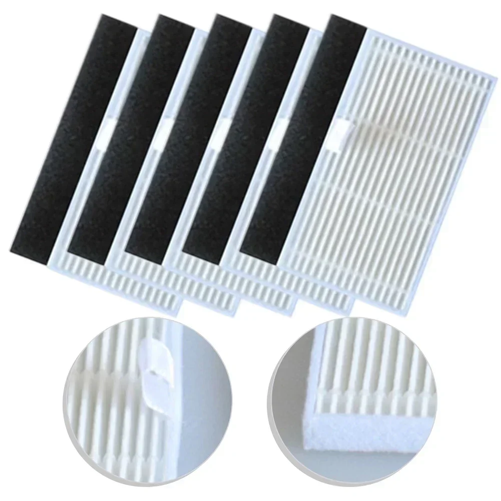 Lot De 5 Filtres De Rechange Pour Aspirateur Robot Ultenic T10 Lite - Pour Une Aspiration Efficace Et Un Air Plus Propre