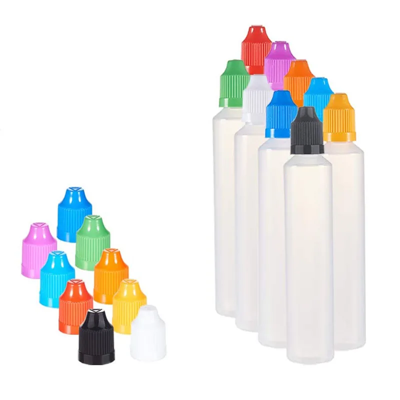 

5pcs 30ml 60ml Plastic Pen Shape Bottle Slender Dropper Bottles Can Squeeze Liquid Storage Containers Refillable Water Bottles