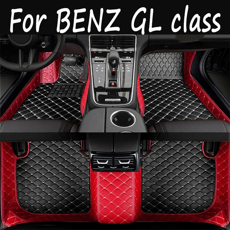 

Car floor mats for BENZ GL class X164 7-seat 2008 2009 2010 -2012 Custom auto foot Pads automobile carpet cover interior