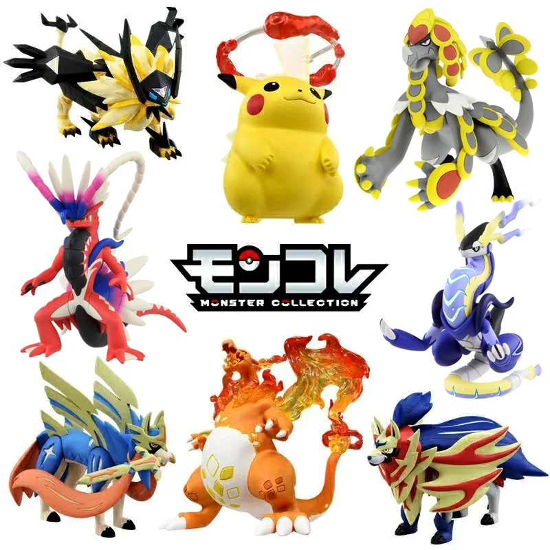 Genuine Pokemon Scarlet and Violet Figures Series 10cm Miraidon Koraidon  Action Figure Collection Toy For Kids - AliExpress