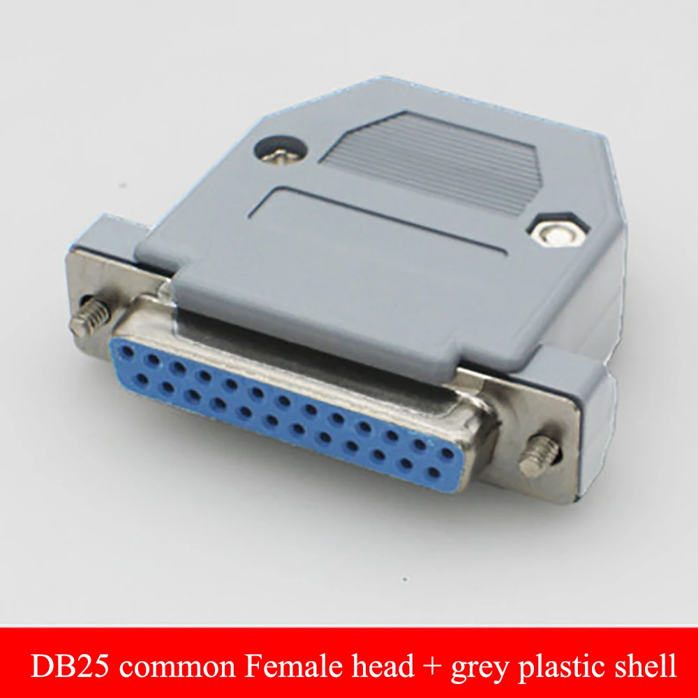 Pack De 25 Connecteurs DB25 Femelle D-SUB à Souder - 25 Broches - Couleur Noire - Neuf