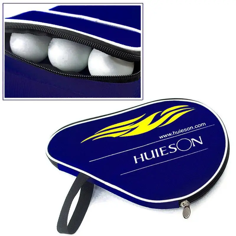 

Oxford Table Tennis Racket Case With Outer Zipper Bag For Table Tennis Balls Table Tennis Accessories
