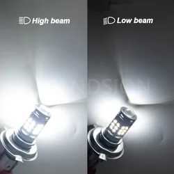 High - Performance Super Bright LED Headlight Bulb - 1000Lm, 6000K White, 10 - 80V for Motorcycles (White(6000K))
