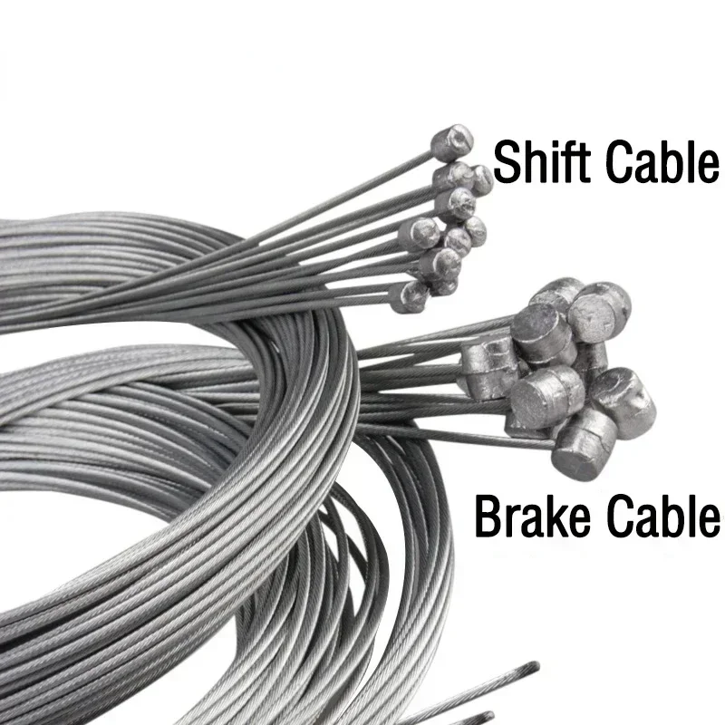 MTB & Road Bike Brake and Shifter Cable Set – Inner Core Wire, 2M Length, Multi-Pack Options