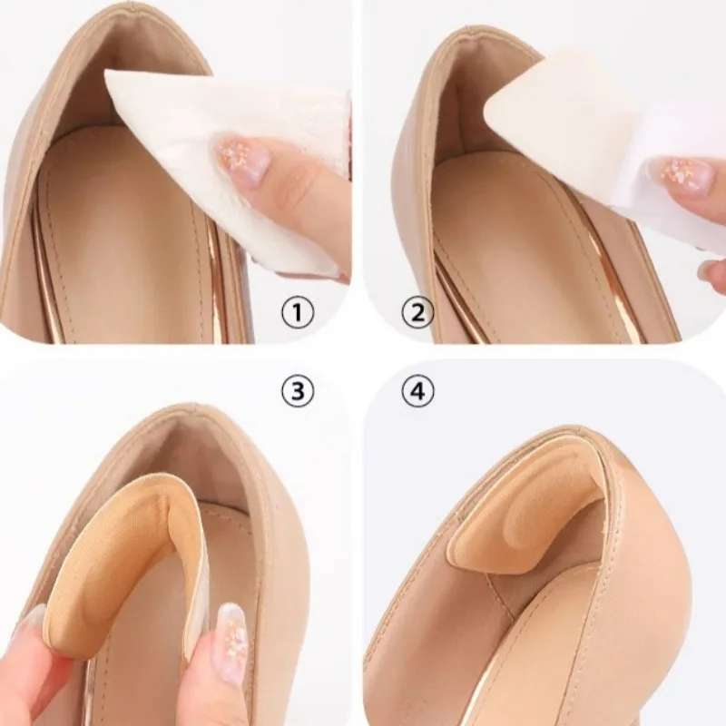 Adhesive Heel Stickers High Heels Anti Falling Sponge Patch Big Shoes Reduce Size Heel Pads Women Men Relieve Pain Shoe Inserts shoe insoles,shoe repair patches,heel protector pads,shoe repair patch,shoe repair stickers,heel protector patches,shoe stickers,shoe anti slip stickers