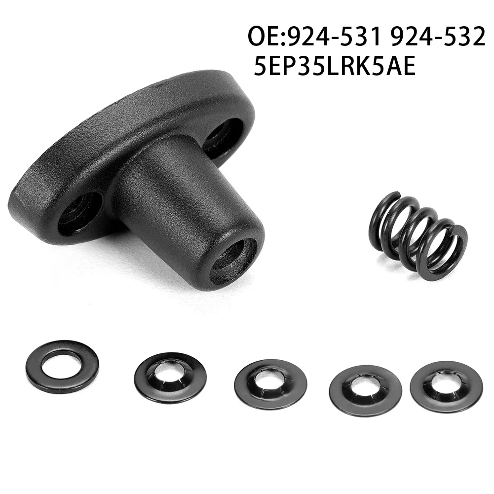 1Set Kit Staffa Di Riparazione Parasole In Alluminio Per Jeep Tj Wrangler 1997-2002 Numero Oem 924-531 924-532 Muslimah Nero