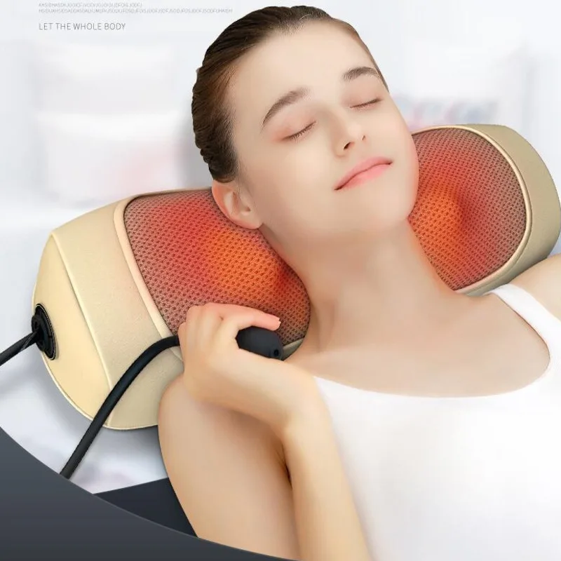 

Cervical Massager Multifunctional Whole Body Hot Compress Cervical Traction Device Electric Massager For Neck Pillow