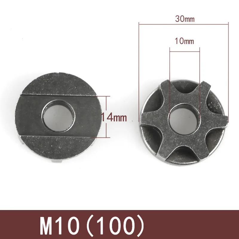 Steel Tubes, Party Tableware Set Replacement M10/M14/M16 Chainsaw Gear 100 115 125 150 180 Angle Grinder Gear sawing sprocket chain wheel for Chainsaw Bracket
