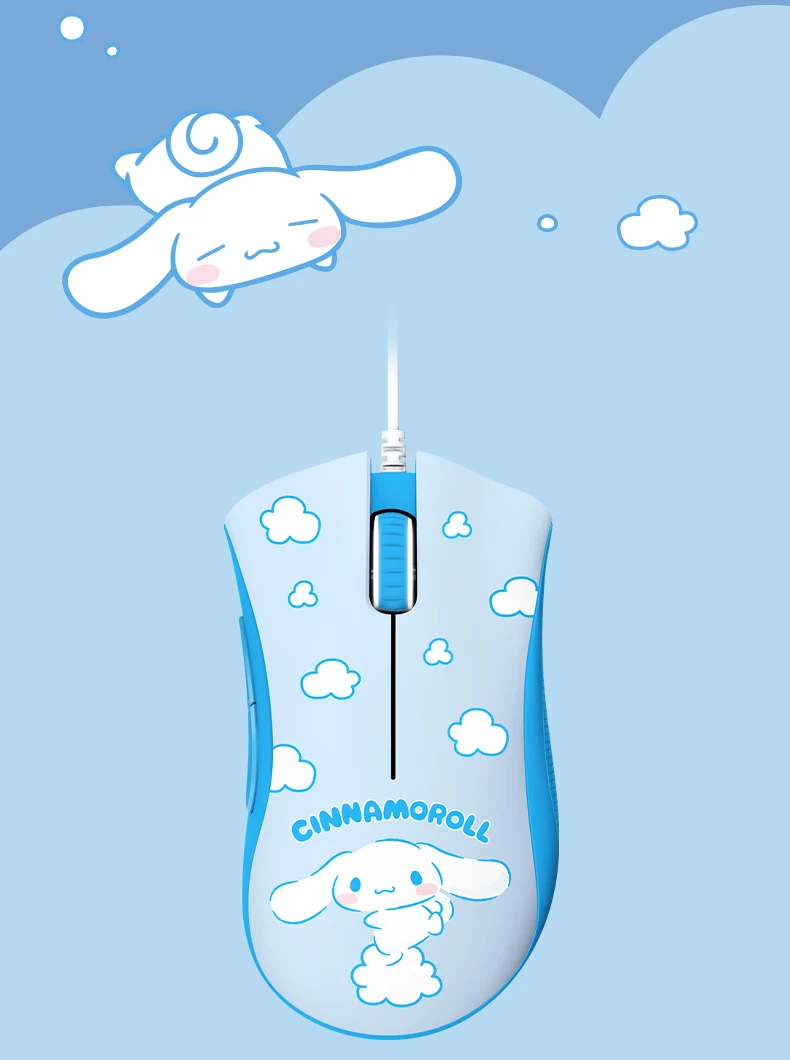 Mouse e Mousepad RAZER x Sanrio Cinnamoroll [Edição Limitada] - ROLKO tech