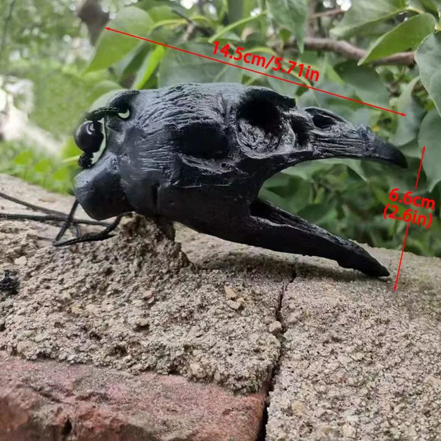 Horror Scream Whistle Aztec Strange Sound Death Whistle Crow Head Shape