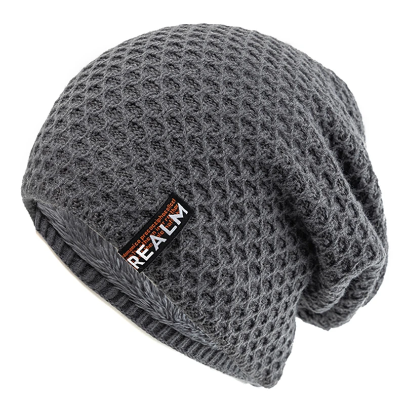 Berretto beanie in maglia per uomo e donna inverno e sci_voghion.com