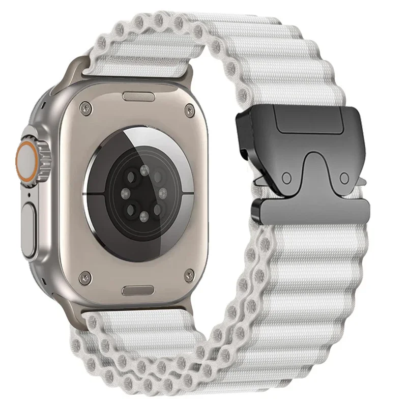 ตัวเลือกสินค้า สายนาฬิกาไนลอนยืดหยุ่น สำหรับ Apple Watch ทุกรุ่น