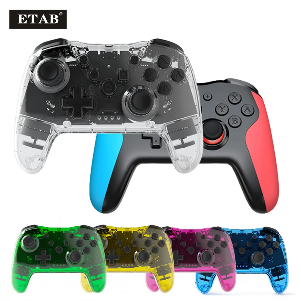 Wireless Controller BT 2.4G For Nintendo Switch Pro PC Tablet PS3 Tesla  Shock Joystick Gamepad Lag-free Gaming Experienc