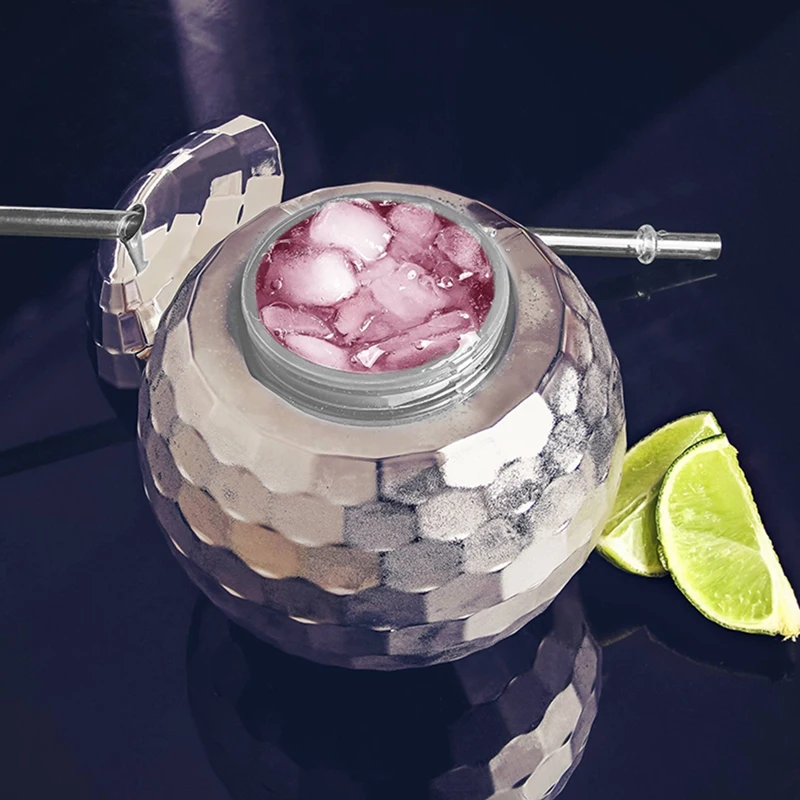 Glass Cup Flashing Plastic Cup 1pc Flash Cocktail Cup Disco Ball Cups