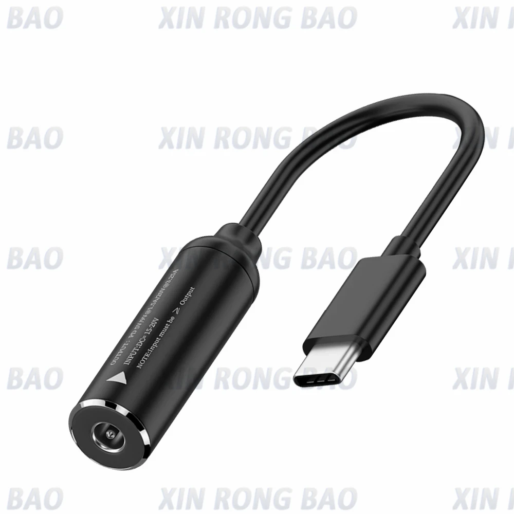 PD DC to USB C Type-C 65W DC 5.5X2.5 7.4X5.0 4.5X3.0mm Connector To Type-C PD Converter Adapter for Fast Charging Cable Adapter