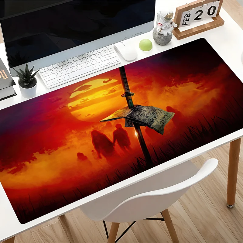 

XXL Game Mouse Pad The Walking Dead Anime Desktop Anti Slip Mousepad Gaming Accessories Gamer Playmat Large Office Table Carpet