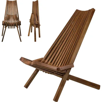 Folding Acacia Adirondack Chairs 1