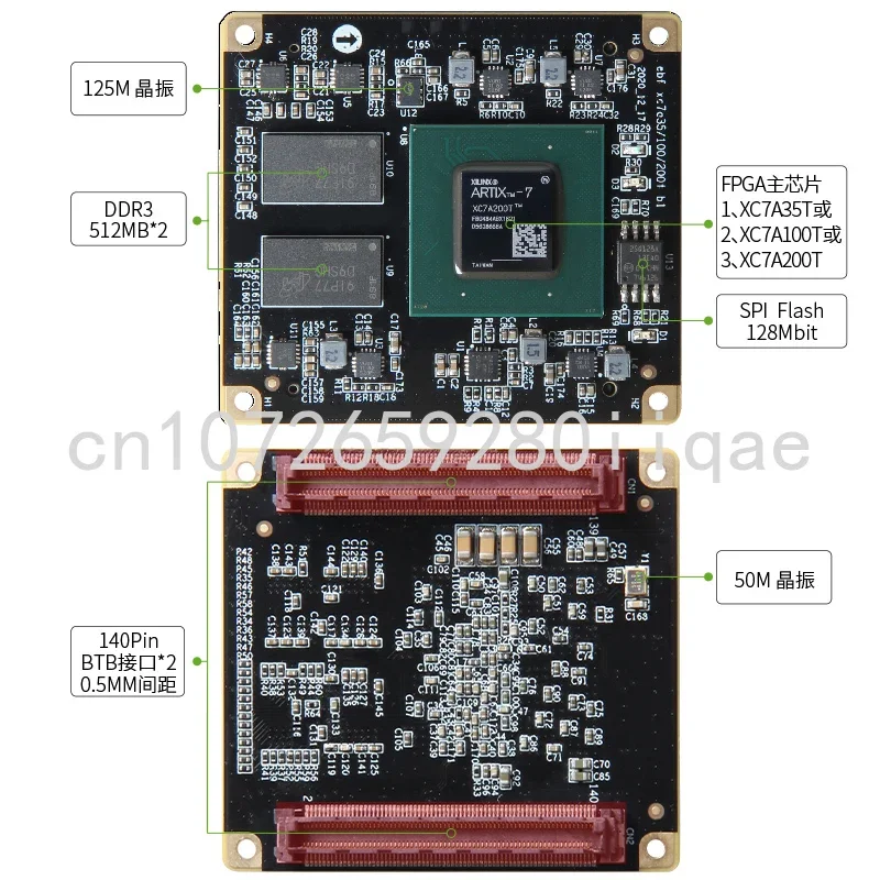 

Mini FPGA макетная плата Xilinx Artix-7 XC7A35T/100T/200T A7 Board