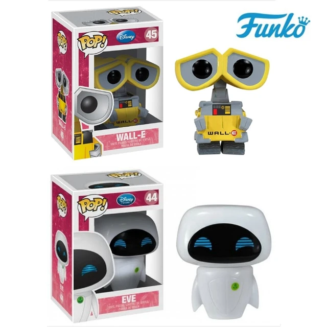arabisk interferens arbejder FUNKO POP DISNEY Anime Movie Toys EVE #44 & WALL-E #45 Action Toy Figures  Collection Model Toys for Children Gift - AliExpress