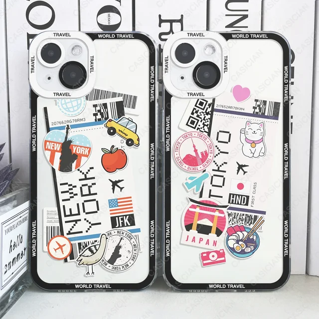 세계 도시를 손 안에 담은: 실리콘 휴대폰 케이스 세계 도시를 손 안에 담은: 실리콘 휴대폰 케이스