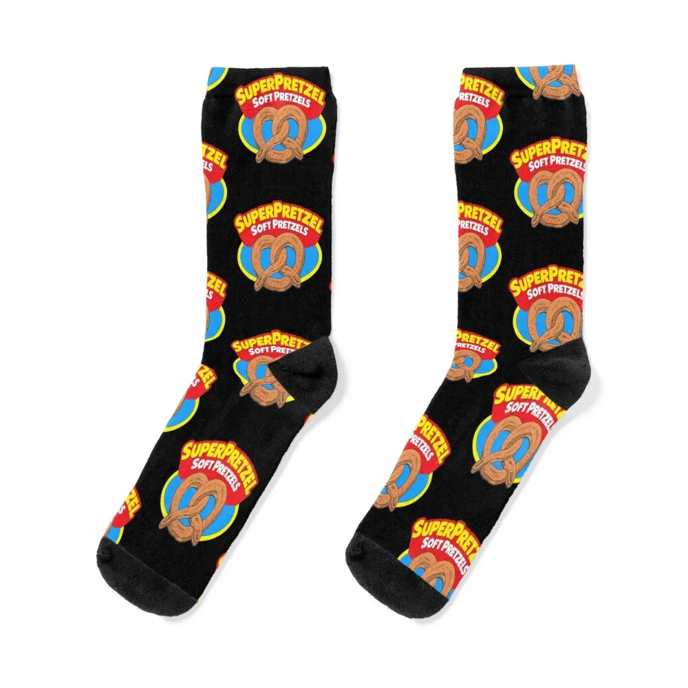 

90s Super Pretzel Soft Pretzels Deadstock Socks floor cute snow Boy Child Socks Women's