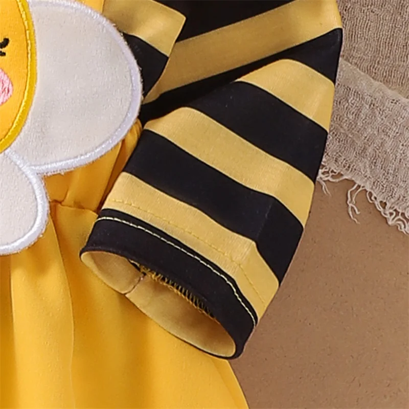 First Halloween Baby Girl Outfit Long Sleeve Romper Ladybug Suspender Skirt Dress Cute Baby Girl Fall Winter Clothes 6