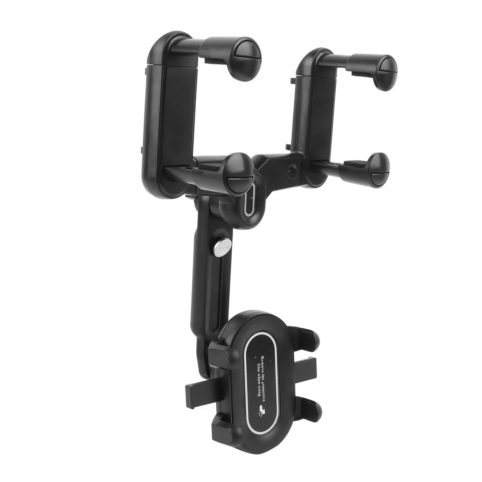 Phone Navigation GPS Holder Rearview Mirror Phone Mount Lightweight Compact Multi Angle Adjust Vibration Resistant for Vehicle