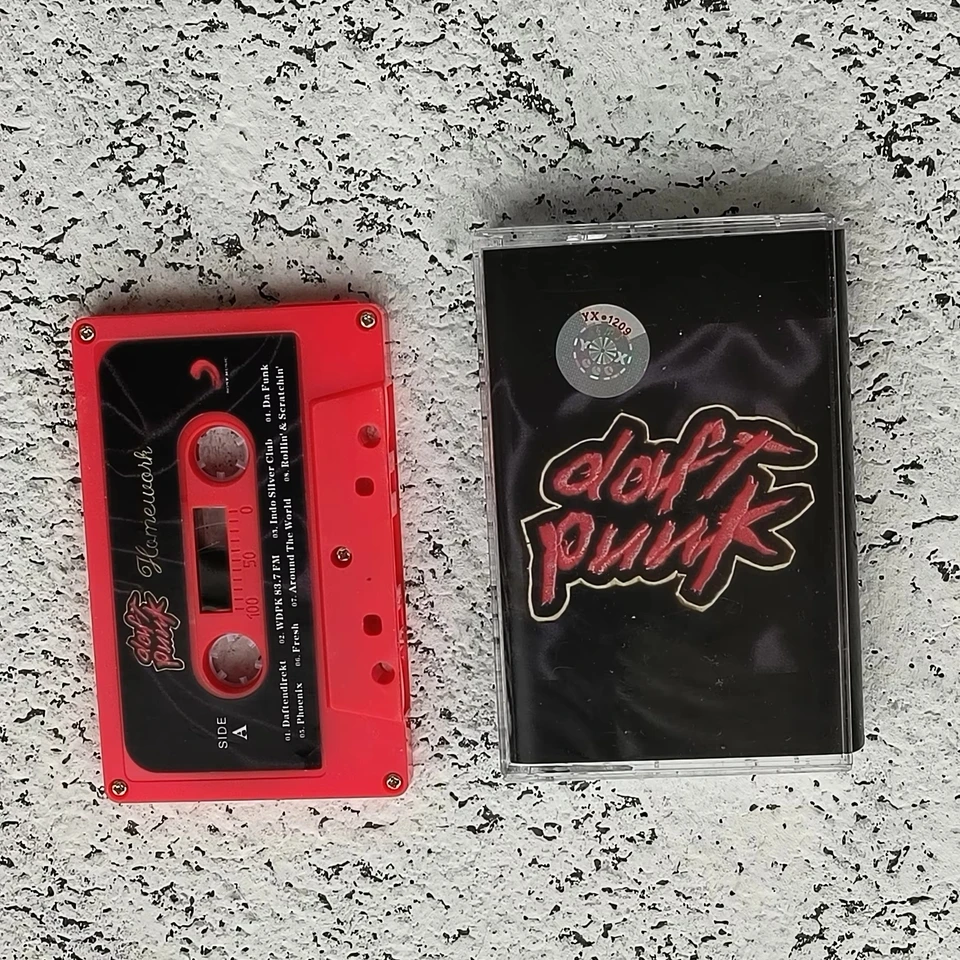 Daft Punk Music Tape Homework Album New Wave Cassette tape Cosplay
