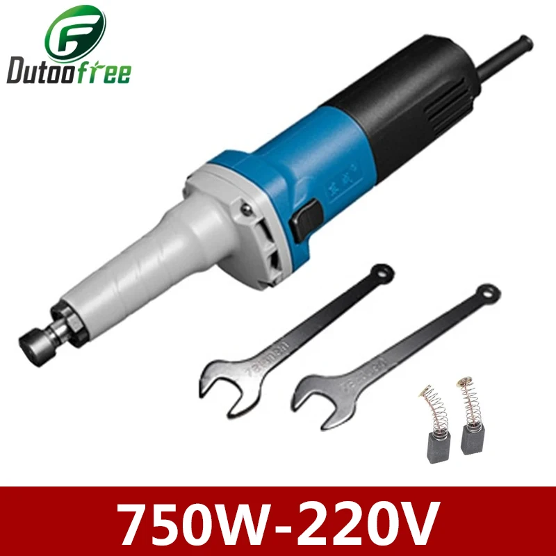 750W 220V Electric Grinder Mini Electric Drill For Rotary Tools Grinder Metal Surface Grinding Polishing Power Tool 5 Speed