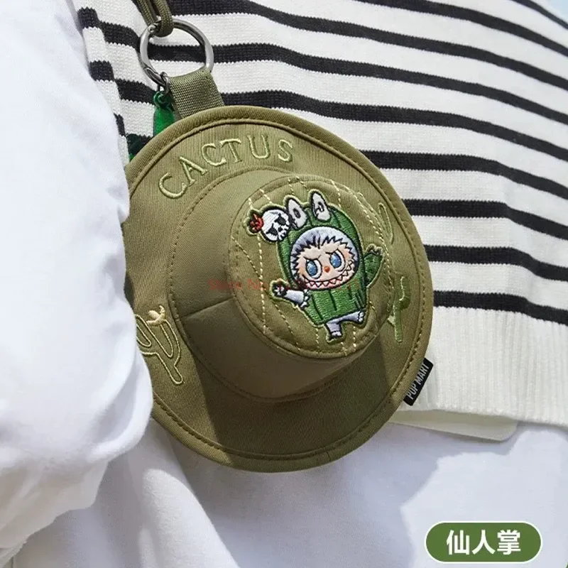 thumbnail image 1 of Original Labubu Blind Box Spring Wilderness Home Series Fisherman's Hat Bag Backpack Kawaii Cowboy Bag Flower Bordado Decorat, 1 of 5